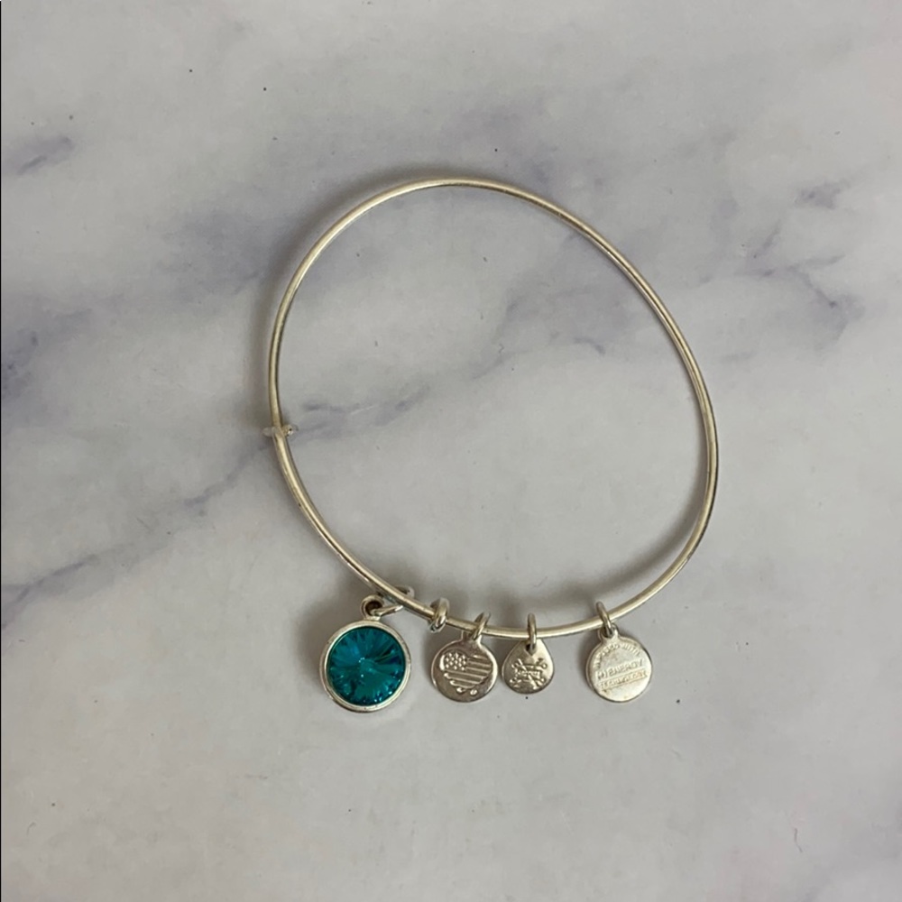 Alex and Ani Blue Jewel Bracelet